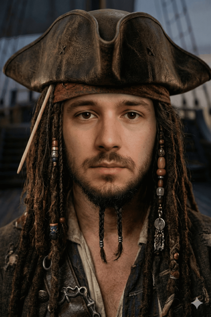 Korsanların Efsanevi Kaptanı Olun: Karayip Ruhunuzu Keşfedin AI promptu
