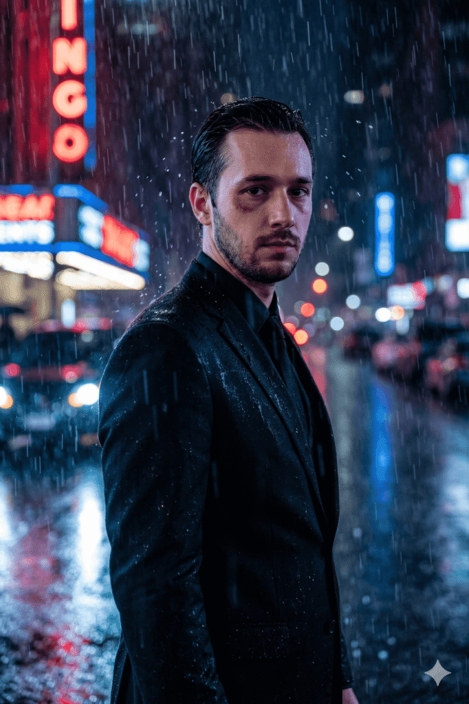 Yüzünüzdeki John Wick: Gerçeküstü bir dönüşüm sizi bekliyor. AI promptu