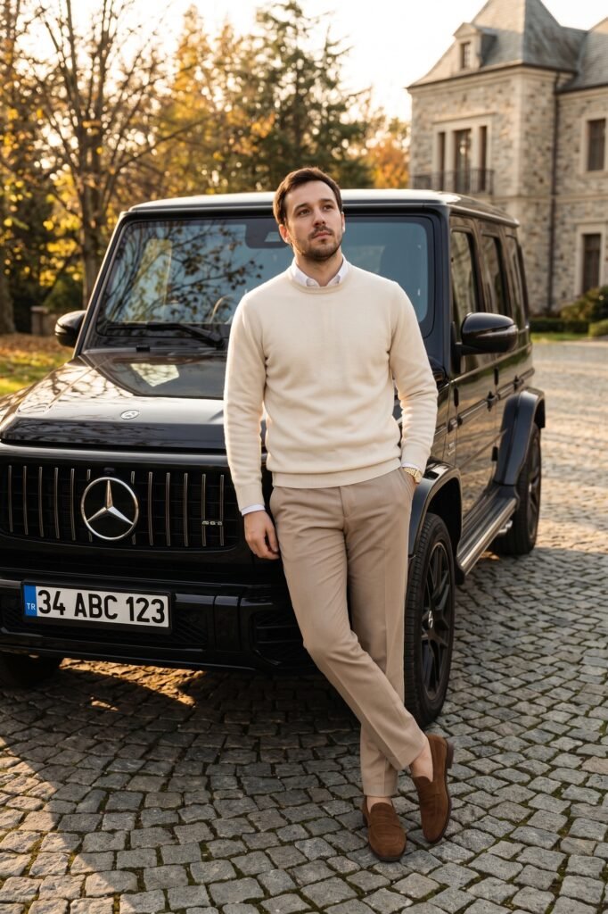 Mercedes G63 & Old Money Portre Promptu — Araba AI promptu